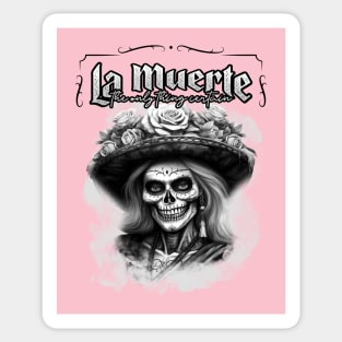 Día de Muertos Chicana Sticker